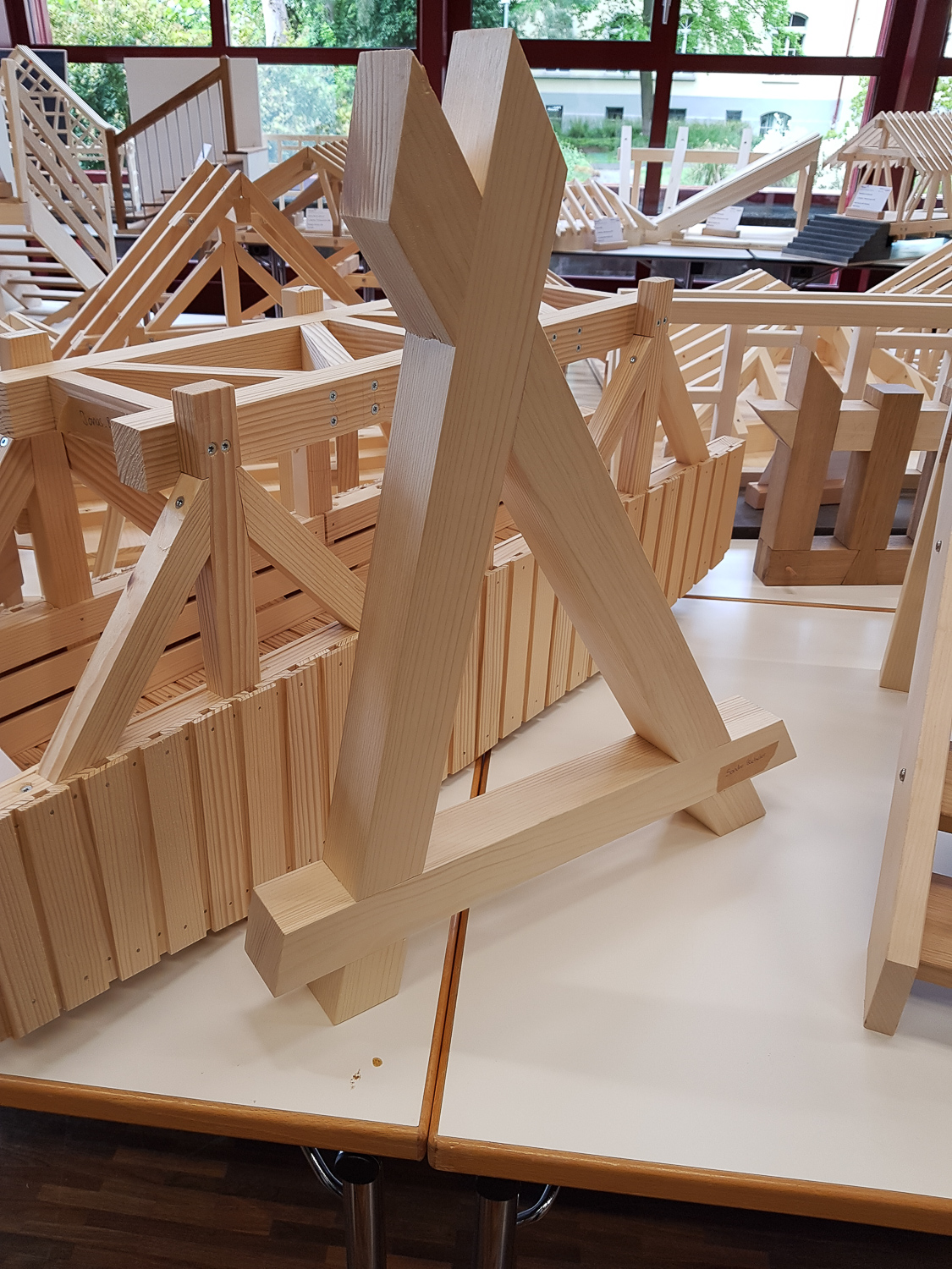 Modellwettbewerb 2019 GBZ Weinfelden: Modell «Verbindungen» von Sandro Bücheler l Krattiger Holzbau AG Amriswil