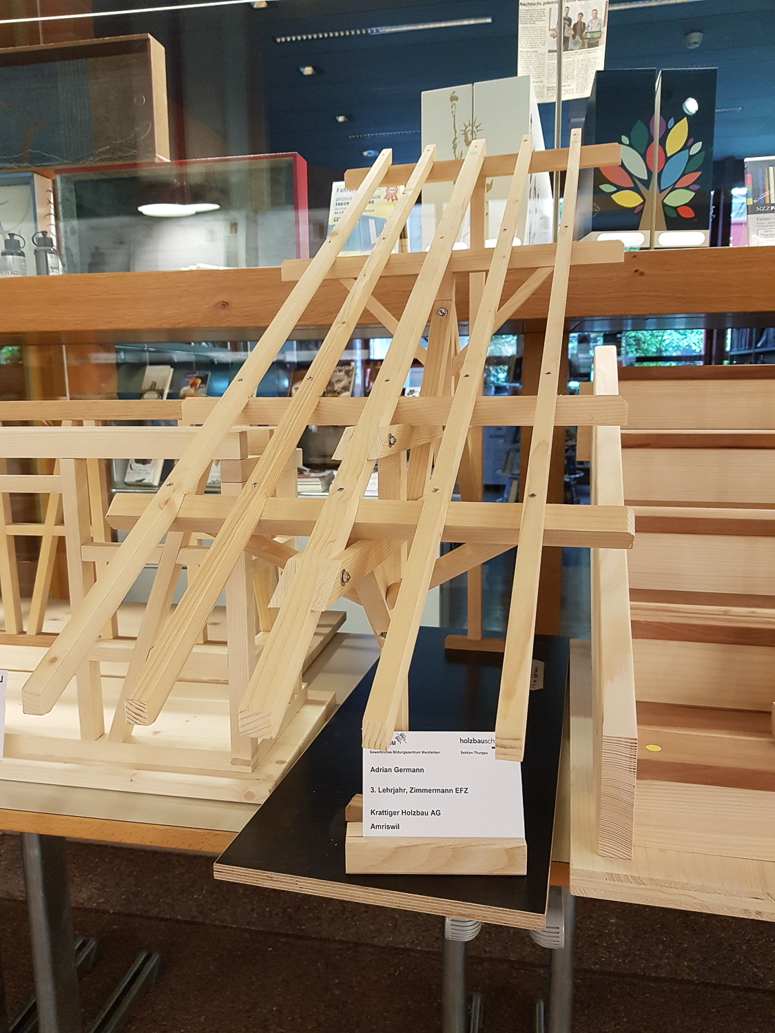 Modellwettbewerb 2019 GBZ Weinfelden: Modell «Binder» von Adrian Germann l Krattiger Holzbau AG Amriswil