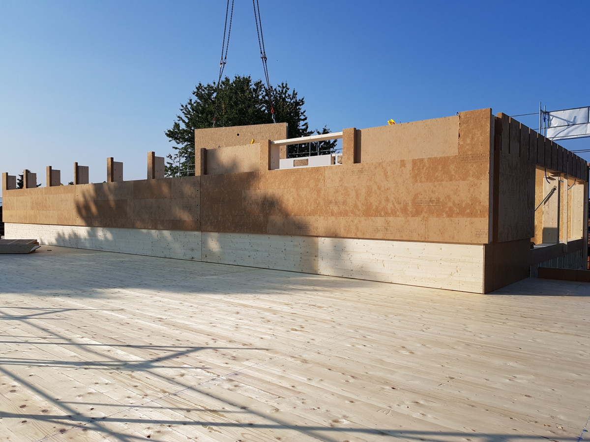 Kindergarten Mühlebach Amriswil: Motage | Krattiger Holzbau AG Amriswil