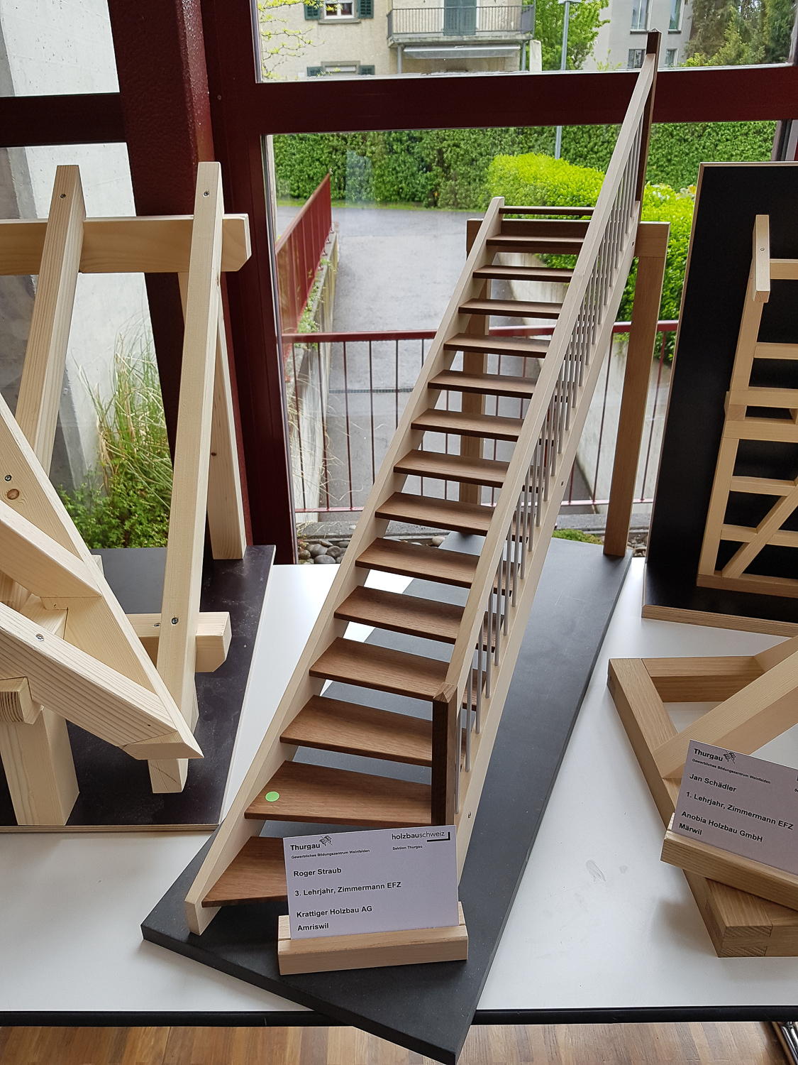 Modellwettbewerb 2019 GBZ Weinfelden: Modell «Treppe» von Roger Straub l Krattiger Holzbau AG Amriswil