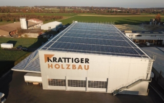 Minergie-Standard: Produktionshalle «Schwarzland» | Krattiger Holzbau AG Amriswil