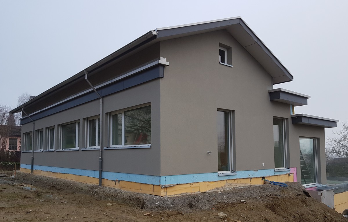 EFH in Weinfelden: Kompaktfassade mit Pavatex Diffutherm l Krattiger Holzbau AG Amriswil
