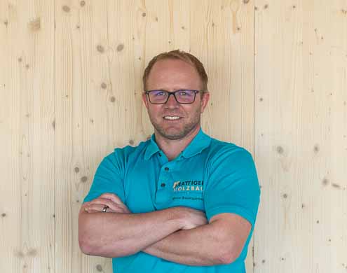Marco Baumgartner Holzbau-Polier und Projektleiter bei der Krattiger Holzbau AG Amriswil