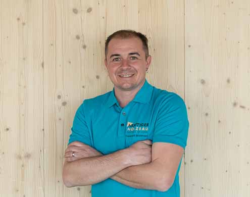 Hansruedi Brühlmann Techniker HF Holzbau und Projektleiter bei der Krattiger Holzbau AG Amriswil