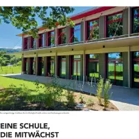 Beitrag über den Ersatzneubau Schulhaus Nord in Bischofszell im Holzbau Schweiz Magazin 07/2025