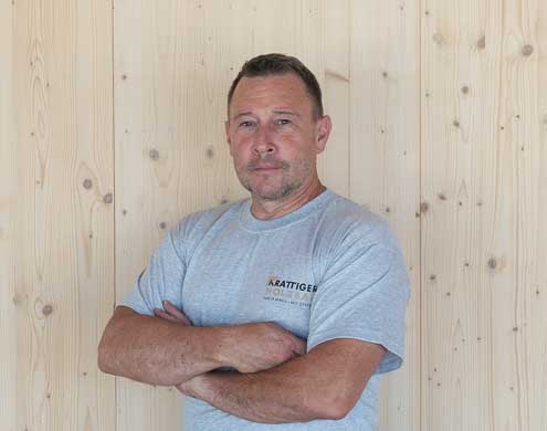 Kurt Koch Holzbau-Vorarbeiter bei der Krattiger Holzbau AG Amriswil