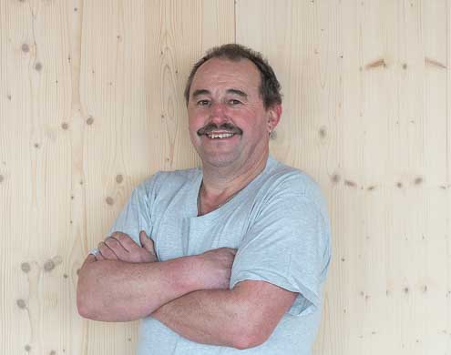 Kurt Marty Holzbau-Vorarbeiter bei der Krattiger Holzbau AG Amriswil