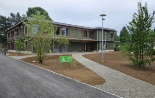 Aussenansicht des Ersatzneubaus Schulhaus Bischofszell Nord